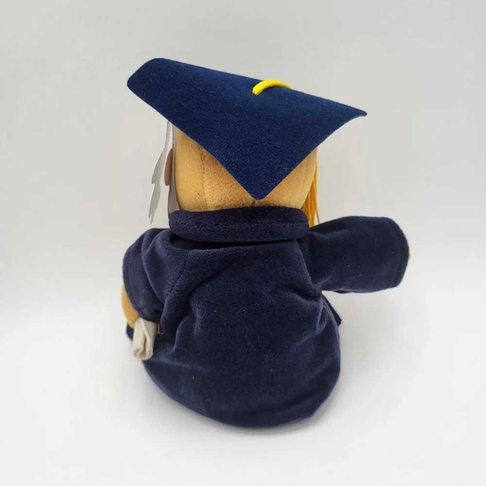 New!‎ Disney Grad Nite Graduation Winnie Pooh Beanbag Plush Bear Mouseketoys 7